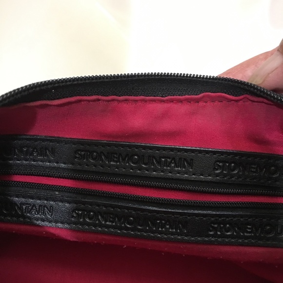 Stone Mountain bag/purse black leather - Picture 6 of 8